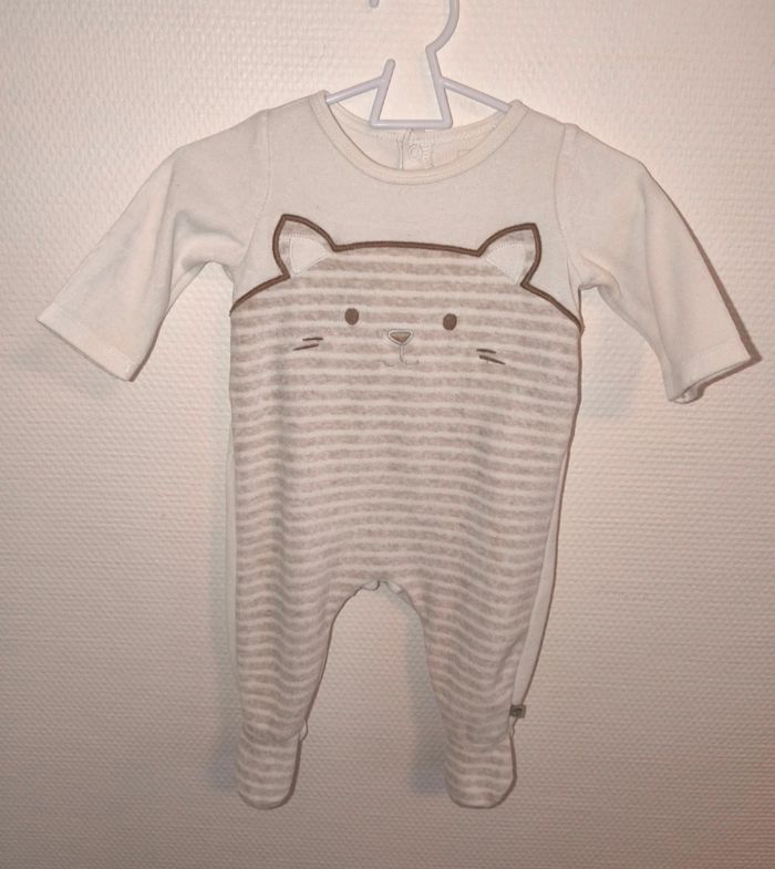 Pyjama velours sergent major 3 mois