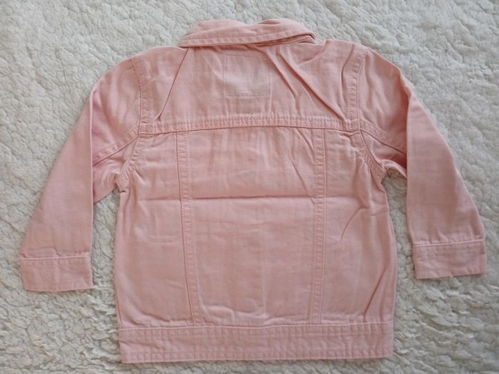 Veste en jeans rose fille taille 18 mois - photo numéro 2