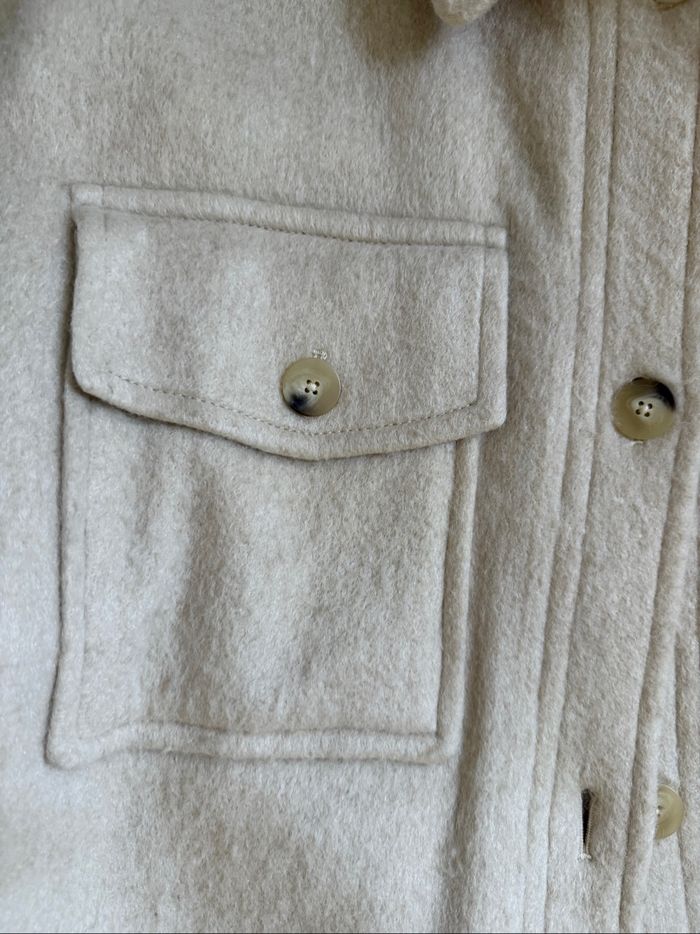 Veste courte et chaude écrue Mango Ts - photo numéro 5