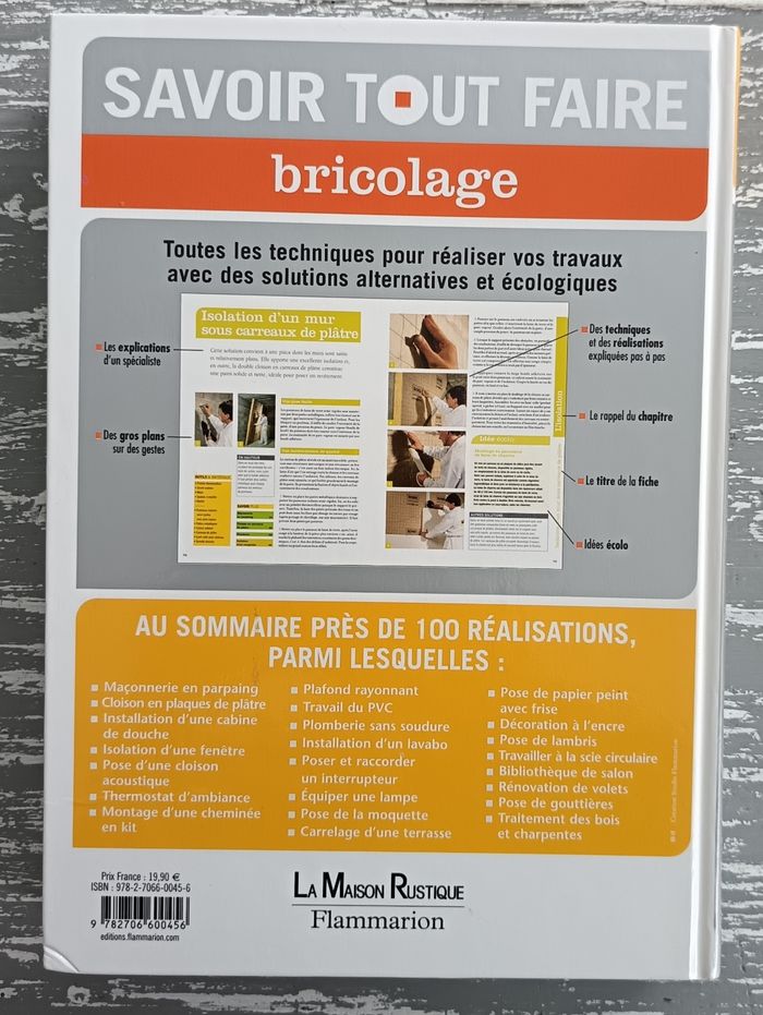 Livre de bricolage "la maison rustique" en très bon état - photo numéro 2
