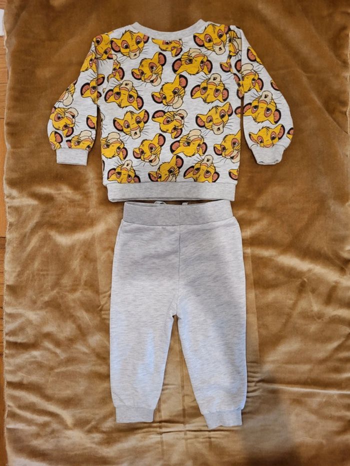 Joli Ensemble jogging Disney Le Roi Lion 12/18 mois 86 cm - photo numéro 2