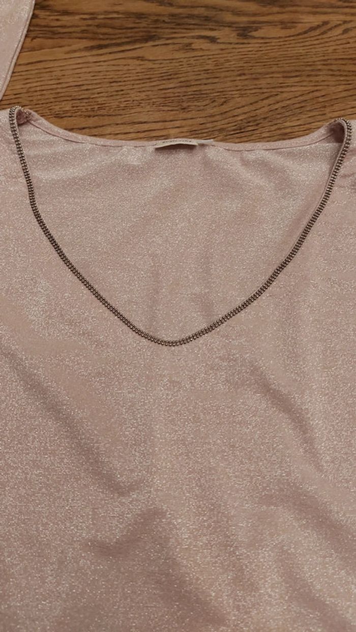 Blouse Avalanche Rose pailleté t 36/38 - photo numéro 10