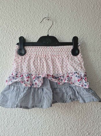 jupe blanche et bleu marine Zeeman