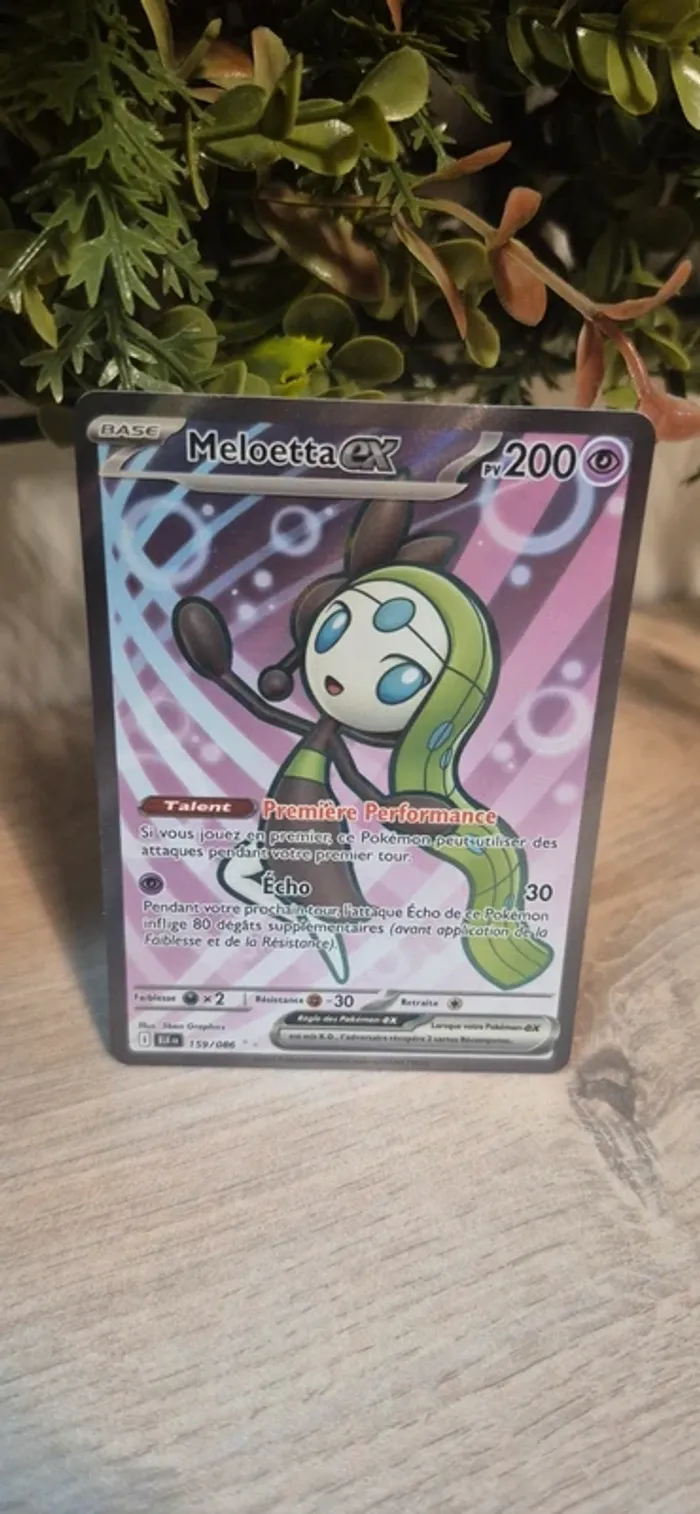 Carte pokemon meloetta ex - photo numéro 2
