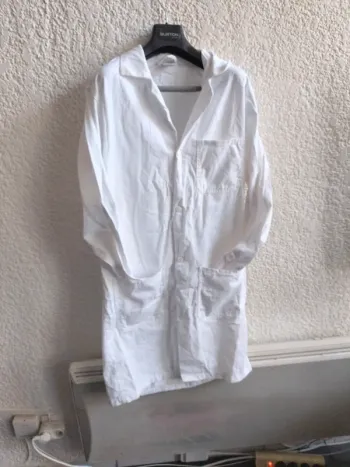 Blouse blanche chimie t 42