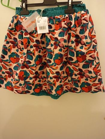 Jupe reversible 12 ans Du pareil au même neuve