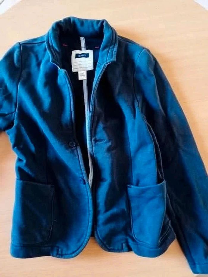 Veste chino 6 ans bleu marine