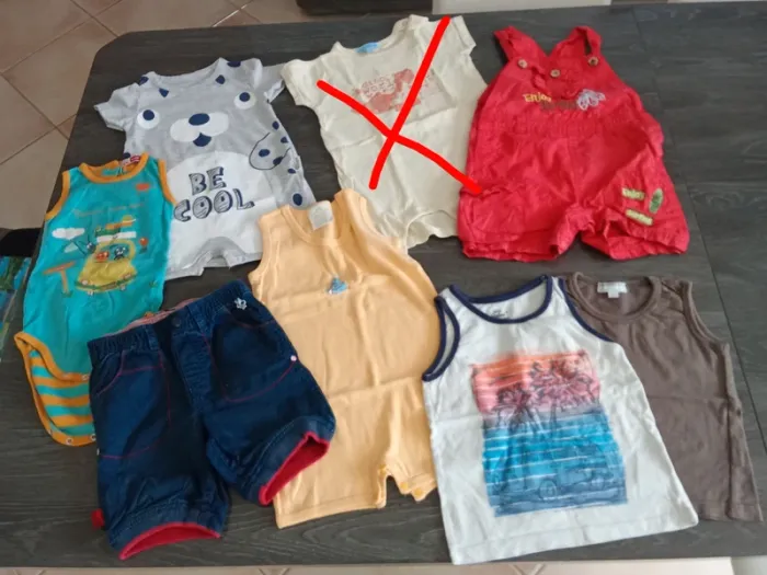Lot vêtements garçon 18 mois été