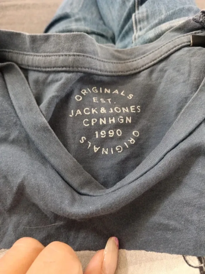 C54 t-shirt bleu Jack&Jones M - photo numéro 3