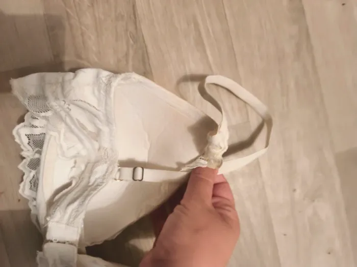 Soutien gorge blanc dentelle marque gemo 95C - photo numéro 4