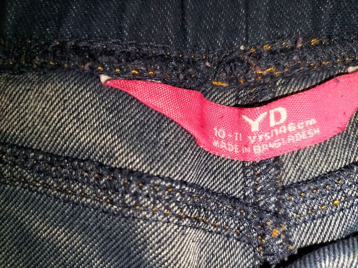 Jegging bleu YD 10 ans - photo numéro 2