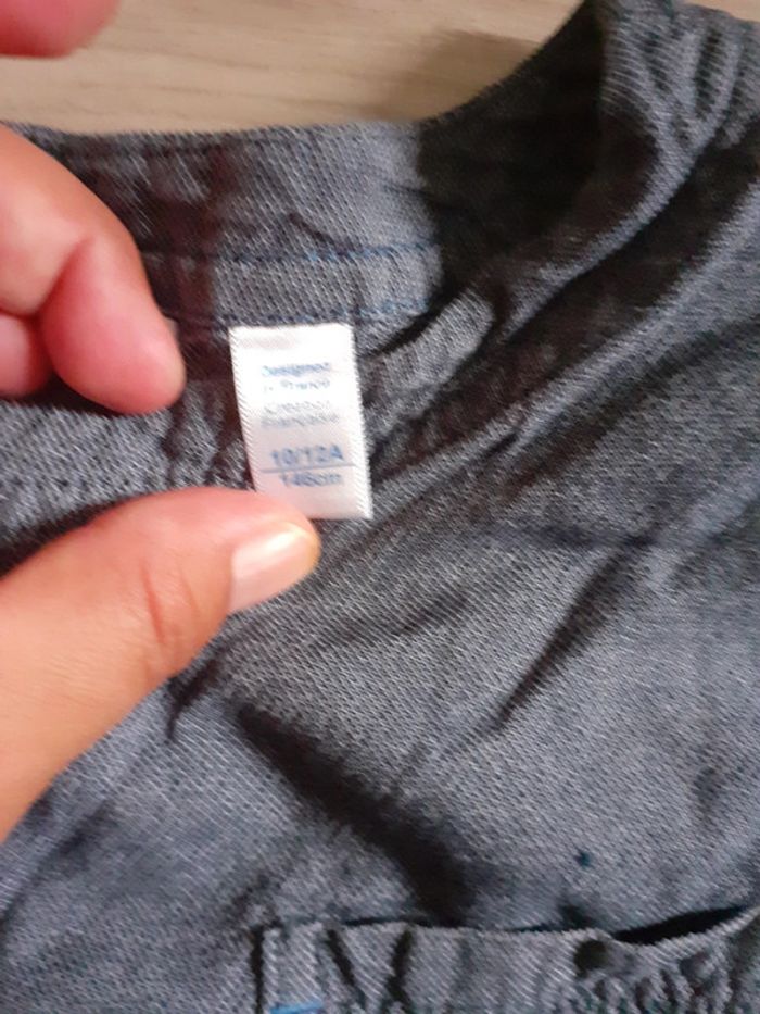 Blouse écolier okaidi taille 10/12 ans - photo numéro 2