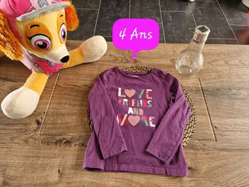 T-shirt manches longues 4 ans