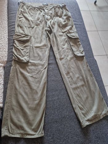 Pantalon Cargo taille 42 coton  kaki