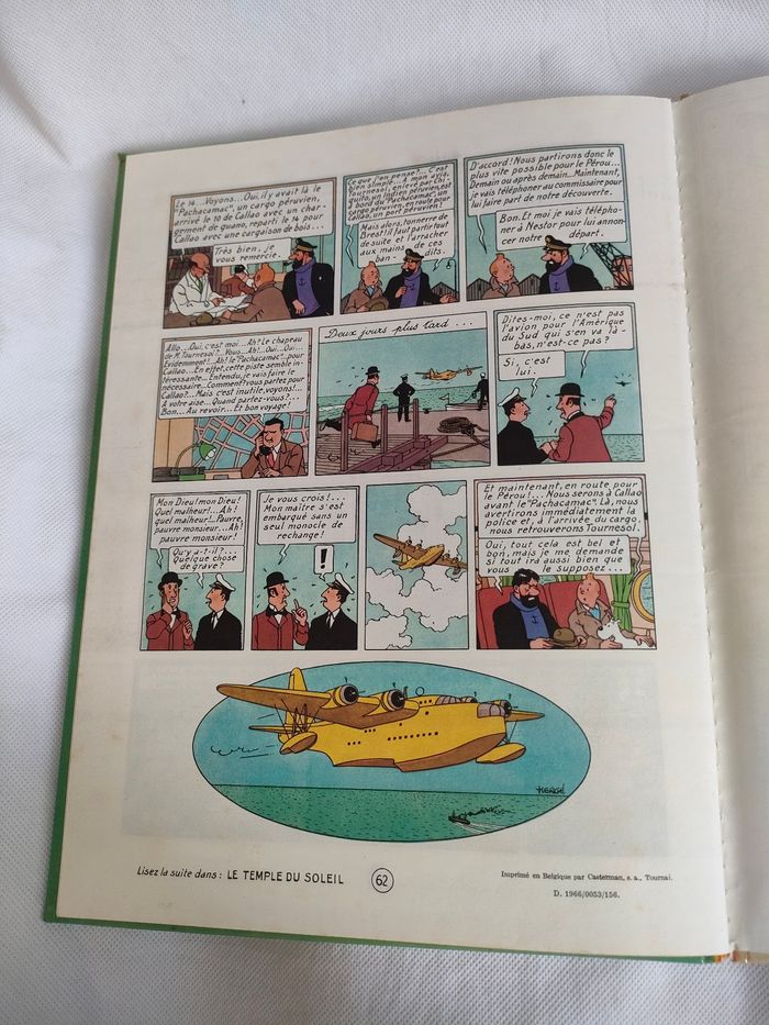 Bande dessinée Tintin Les 7 boules de cristal - photo numéro 3