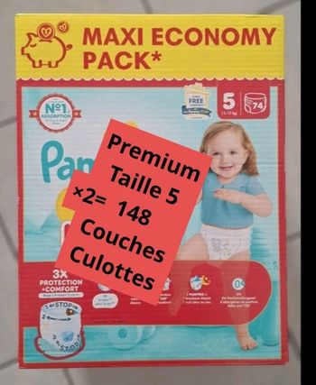 Pampers  taille 5 premium protection pants