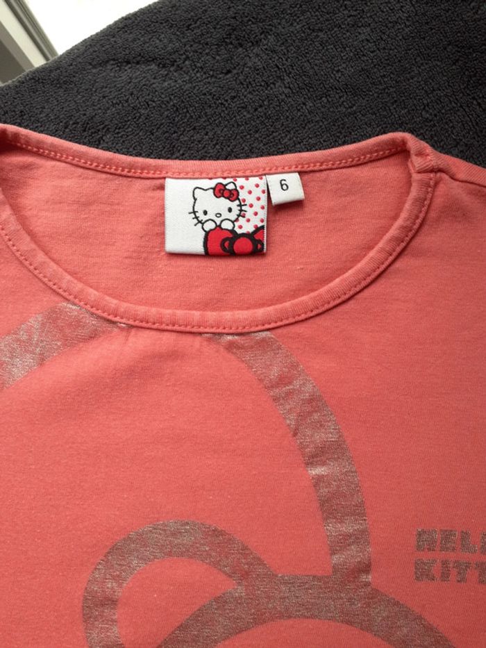 T shirt fille 6 ans Hello Kitty - photo numéro 2