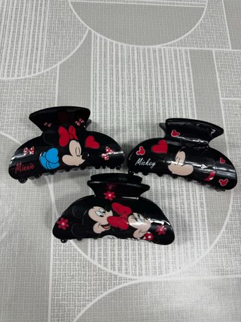 Lot de 3 pinces Disney Mickey et Minnie❤️