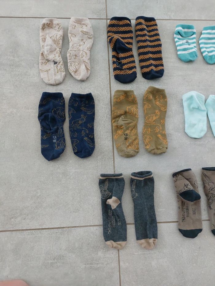 Lot de 10 paires de chaussettes et socquettes - photo numéro 2