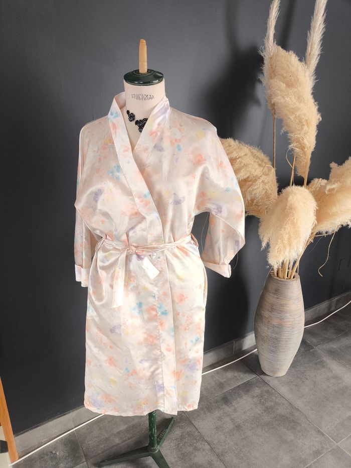 Peignoir satiné