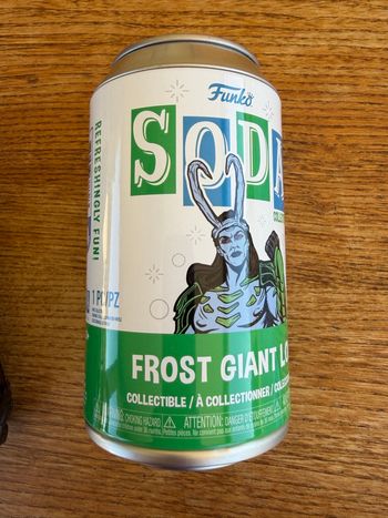 Funko Soda Loki Frost Giant Marvel édition collectible + pog disque