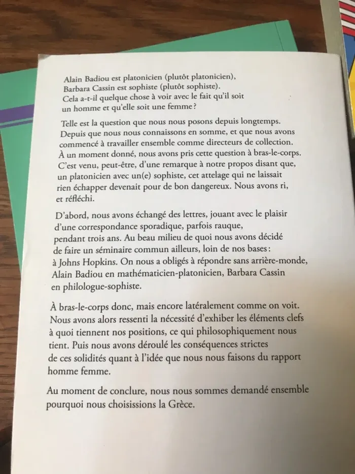 Homme femme philosophe - photo numéro 2