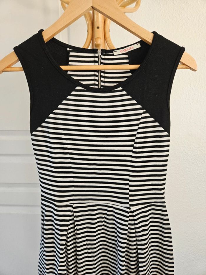Robe marinière taille 36 Camaieu - photo numéro 5