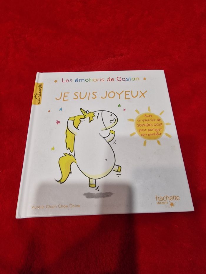 Livre les émotions de Gaston je suis joyeux