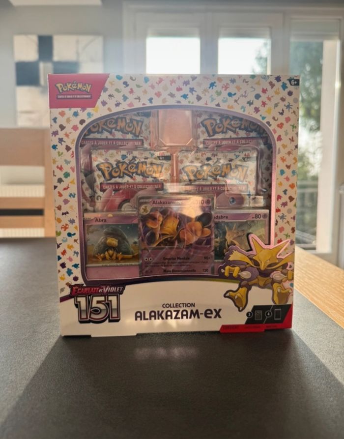 Coffret Pokémon Alakazam ex 151 Écarlate et Violet Neuf Français