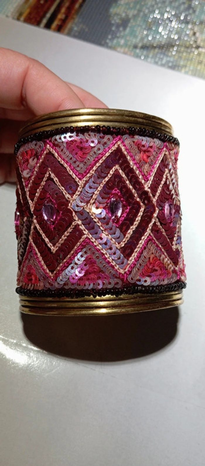 Bracelet manchette géant - photo numéro 2