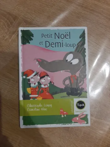 Livre enfant Noël loup