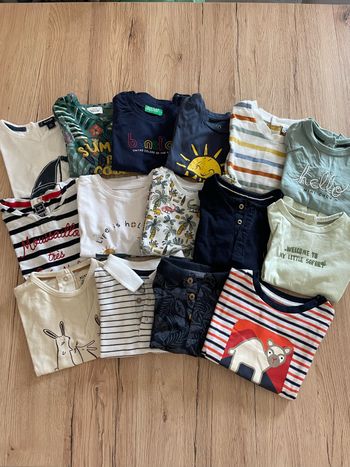Lot de 15 tee-shirts 12 mois