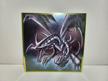 YU-GI-OH ! Shikishi Dragon Noir Aux Yeux Rouge 20x20 cm