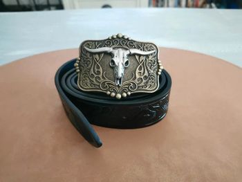 Ceinture de cowboy country taureau