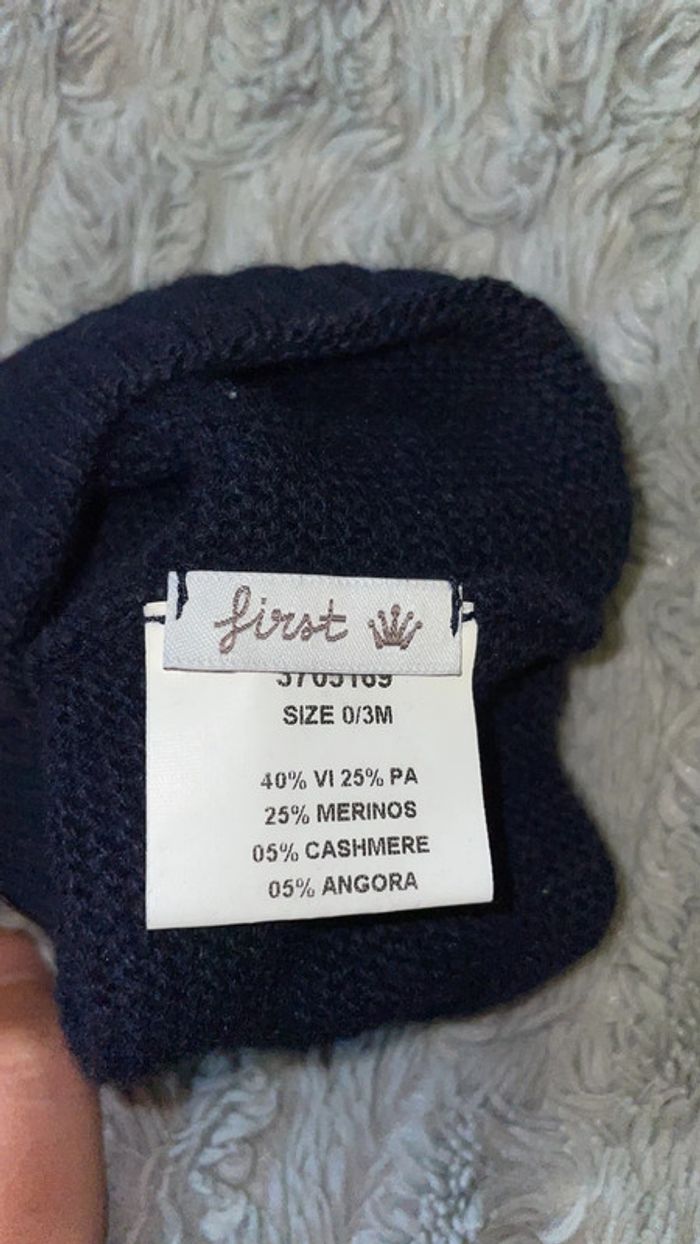 Bonnet bebe 0/3 mois - photo numéro 3