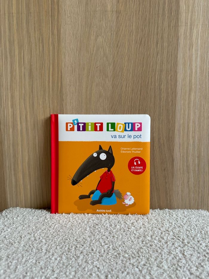Livre p’tit loup va sur le pot