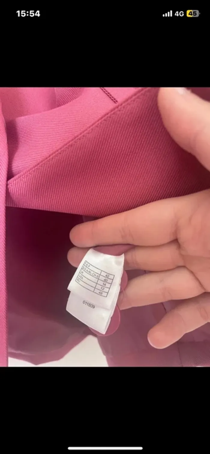 Blazer rose La Redoute - photo numéro 4