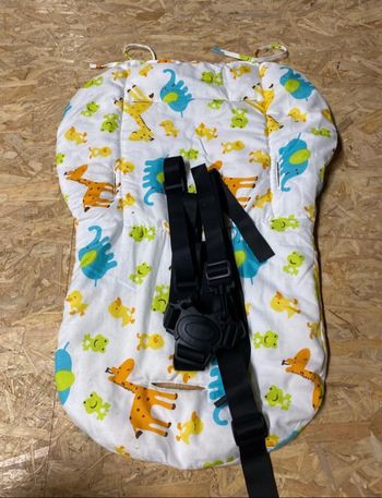 Coussin de chaise haute + harnais