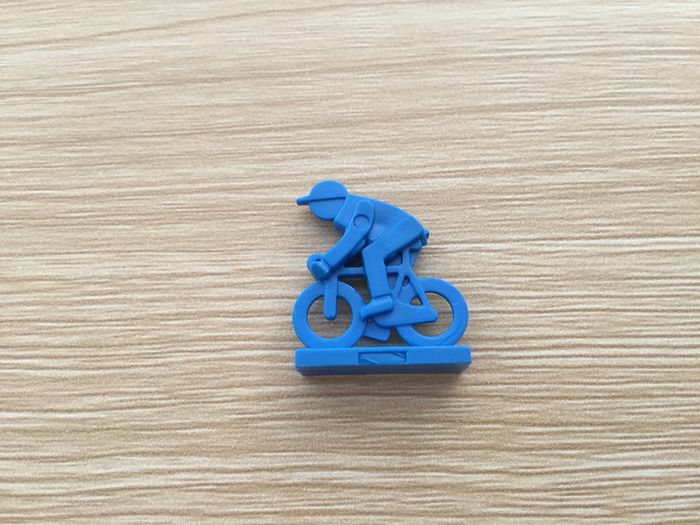 Vélo bleu pièce détachée jeu de société Richesses de France édition Nathan #A42 - photo numéro 2