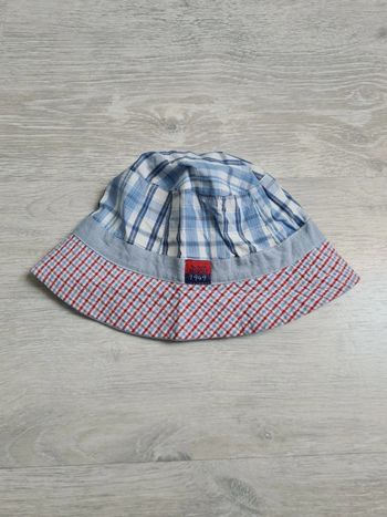 Chapeau Absorba Taille 1 44 cm à carreaux