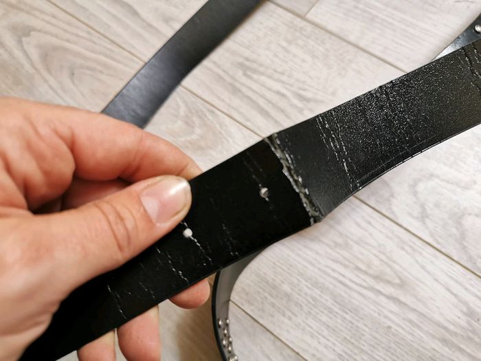 Lot 3 ceinture en effet cuir - photo numéro 5