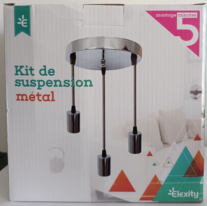 Suspension en métal - Luminaire moderne