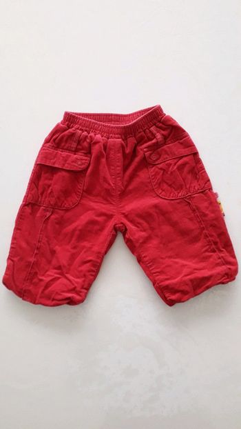 Pantalon fille rouge Catimini 3 mois