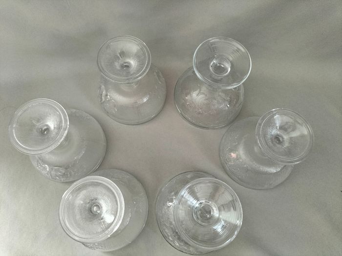 🤍 Lot de 6 coupes à dessert à pied pour salade de fruit ou glace - Très bon état 🤍 - photo numéro 4