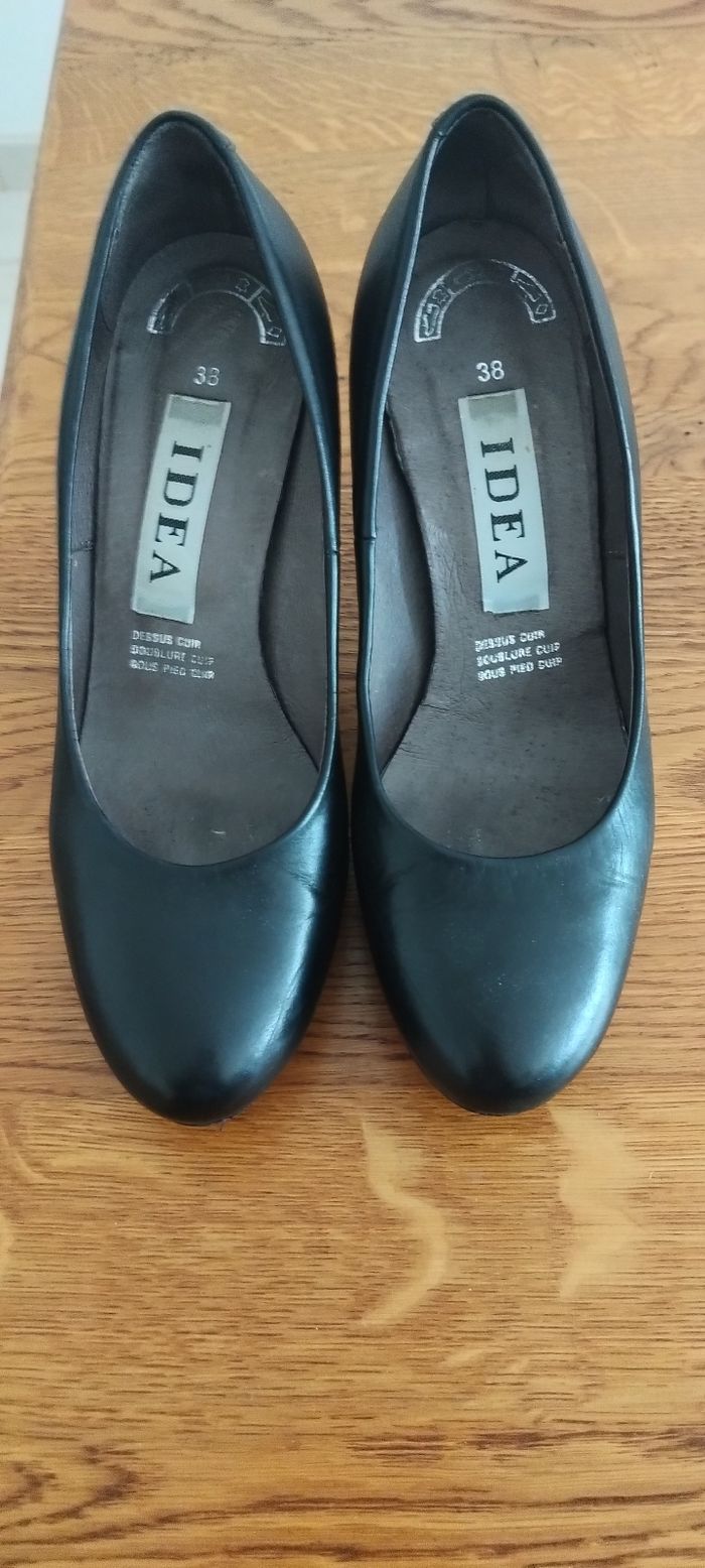 Escarpins cuir - photo numéro 2