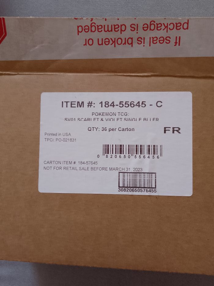 Boosters écarlate et violet pokémon