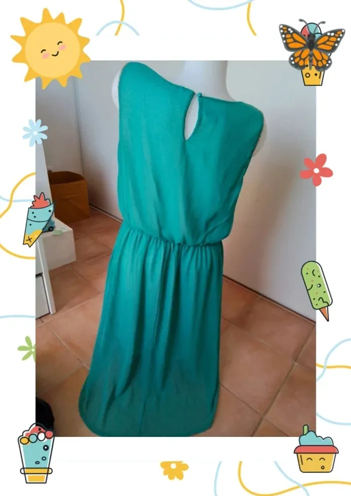 Robe voile verte - photo numéro 5