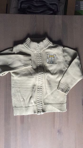 Gilet zippé coton