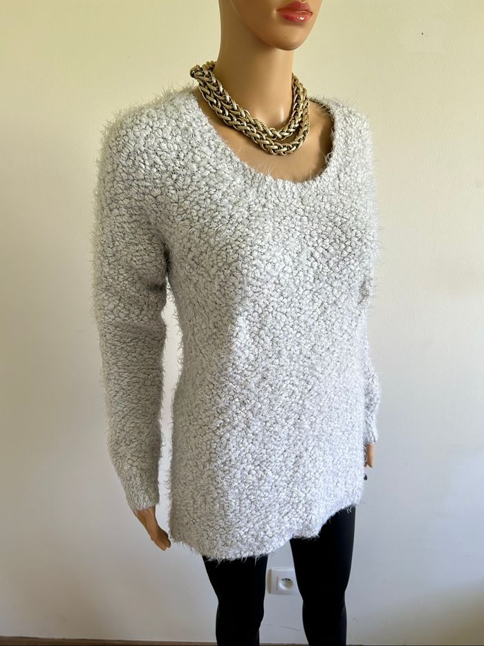 Pull tout doux à manches longues Kaporal taille M bon état - photo numéro 2