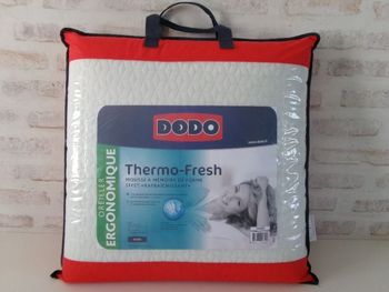 Oreiller ergonomique - Dodo - Thermo Fresh à mémoire de forme